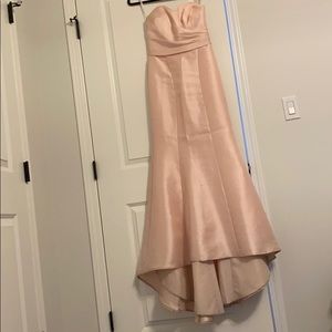 Pink Satin Gown